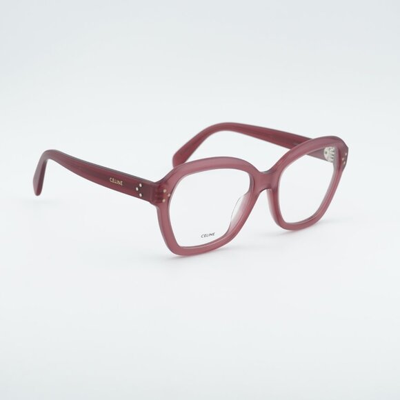Celine CL50100I 081 Eyeglasses Milky Violet 54mm Geometric Frame - Picture 4 of 8